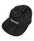 SUPREMEシュプリーム）の古着「Crushed rayon camp cap（クラッシュド レーヨン キャンプ キャップ）」｜ブラック