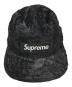 SUPREME (シュプリーム) Crushed rayon camp cap（クラッシュド レーヨン キャンプ キャップ） ブラック：12000円