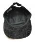 中古・古着 SUPREME (シュプリーム) Crushed rayon camp cap（クラッシュド レーヨン キャンプ キャップ） ブラック：12000円