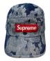 SUPREME (シュプリーム) Flames Jacquard Deniｍ Camp Cap/フレイムズ ジャカード デニム キャンプ キャップ インディゴ：10000円