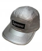 SUPREMEシュプリーム）の古着「Washed Chino Twil Camp Cap/「ウォッシュド チノ ツイル キャンプ キャップ」｜シルバー