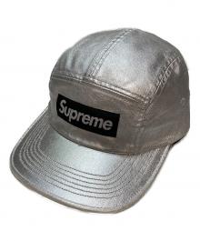 SUPREME（シュプリーム）の古着「Washed Chino Twil Camp Cap/「ウォッシュド チノ ツイル キャンプ キャップ」｜シルバー