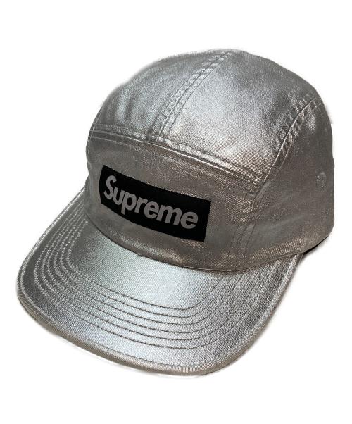 SUPREME（シュプリーム）SUPREME (シュプリーム) Washed Chino Twil Camp Cap/「ウォッシュド チノ ツイル キャンプ キャップ シルバーの古着・服飾アイテム