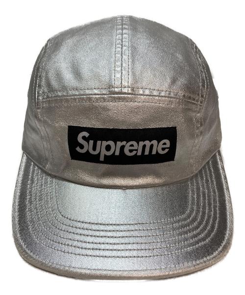 SUPREME（シュプリーム）SUPREME (シュプリーム) Washed Chino Twil Camp Cap/「ウォッシュド チノ ツイル キャンプ キャップ シルバーの古着・服飾アイテム