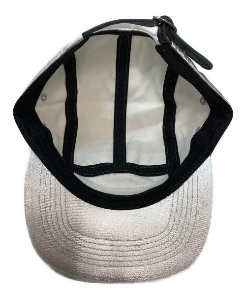 SUPREME（シュプリーム）SUPREME (シュプリーム) Washed Chino Twil Camp Cap/「ウォッシュド チノ ツイル キャンプ キャップ シルバーの古着・服飾アイテム