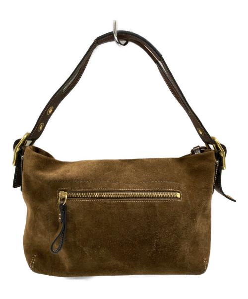 COACH（コーチ）COACH (コーチ) Suede Fringe Brown  Shoulder Bag スウェードショルダーバッグ　Y2K ワンショルダー オールド ブラウンの古着・服飾アイテム