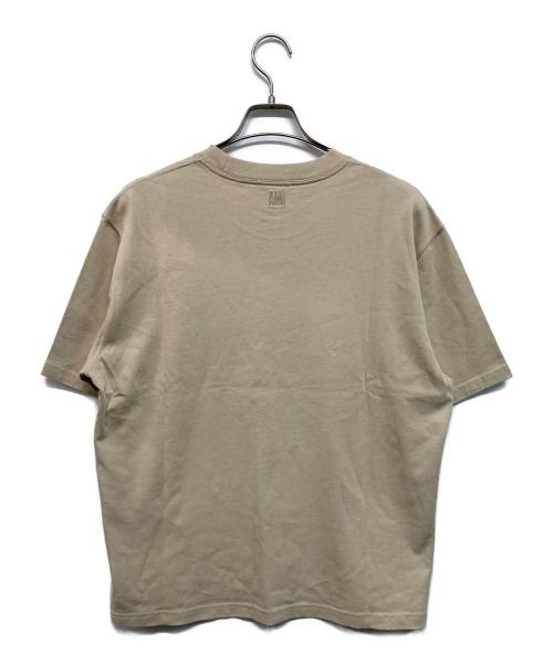 AMI Alexandre Mattiussi（アミアレクサンドルマテュッシ）AMI Alexandre Mattiussi (アミアレクサンドルマテュッシ) ハートロゴ刺繍Tシャツ ベージュ サイズ:Sの古着・服飾アイテム