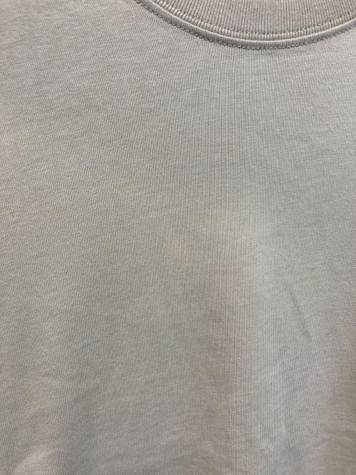 AMI Alexandre Mattiussi（アミアレクサンドルマテュッシ）AMI Alexandre Mattiussi (アミアレクサンドルマテュッシ) ハートロゴ刺繍Tシャツ ベージュ サイズ:Sの古着・服飾アイテム