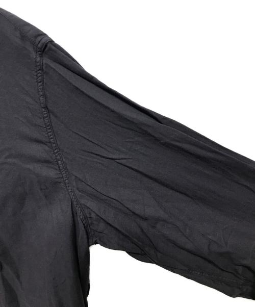 DRIES VAN NOTEN（ドリスヴァンノッテン）DRIES VAN NOTEN (ドリスヴァンノッテン) ノーカラーシャツ ネイビー サイズ:SIZE 50の古着・服飾アイテム