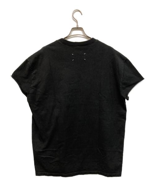 Maison Margiela（メゾンマルジェラ）Maison Margiela (メゾンマルジェラ) 19AW Destroyed Sleeve Less T-Shirt/デストロイド スリーブレス ティーシャツ　フェード　ダメージ加工 ブラック サイズ:46の古着・服飾アイテム