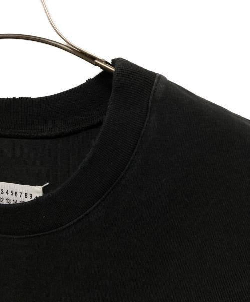 Maison Margiela（メゾンマルジェラ）Maison Margiela (メゾンマルジェラ) 19AW Destroyed Sleeve Less T-Shirt/デストロイド スリーブレス ティーシャツ　フェード　ダメージ加工 ブラック サイズ:46の古着・服飾アイテム