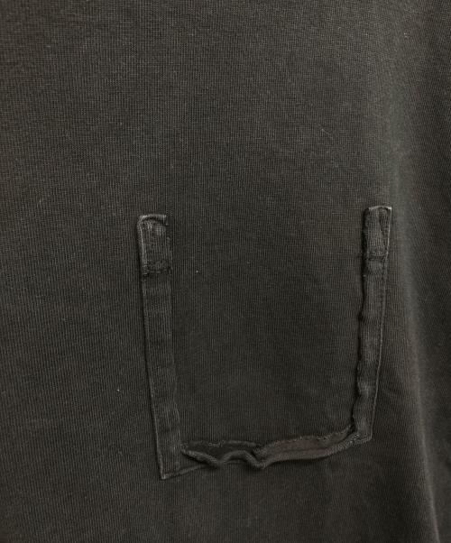 Maison Margiela（メゾンマルジェラ）Maison Margiela (メゾンマルジェラ) 19AW Destroyed Sleeve Less T-Shirt/デストロイド スリーブレス ティーシャツ　フェード　ダメージ加工 ブラック サイズ:46の古着・服飾アイテム