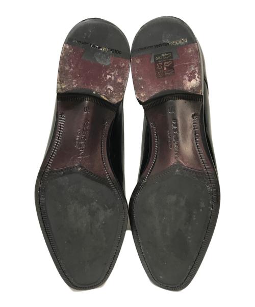 DOLCE & GABBANA（ドルチェ＆ガッバーナ）DOLCE & GABBANA (ドルチェ＆ガッバーナ) パテントレザーダービーシューズ プレーントゥ 外羽根 ブラック サイズ:UK10の古着・服飾アイテム
