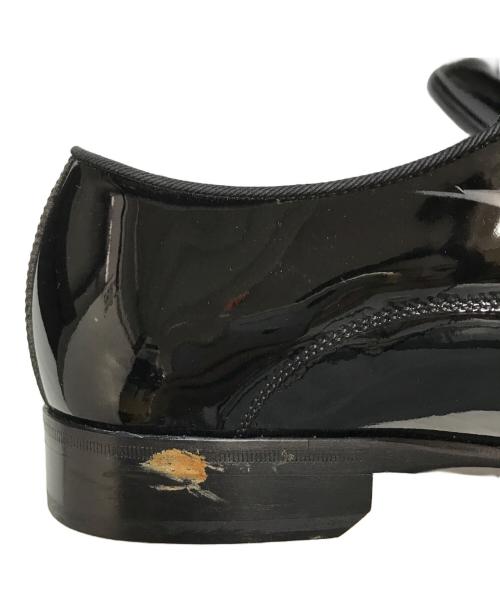 DOLCE & GABBANA（ドルチェ＆ガッバーナ）DOLCE & GABBANA (ドルチェ＆ガッバーナ) パテントレザーダービーシューズ プレーントゥ 外羽根 ブラック サイズ:UK10の古着・服飾アイテム