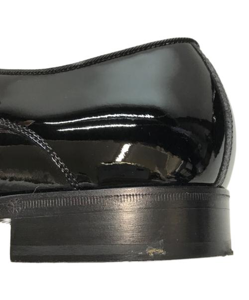 DOLCE & GABBANA（ドルチェ＆ガッバーナ）DOLCE & GABBANA (ドルチェ＆ガッバーナ) パテントレザーダービーシューズ プレーントゥ 外羽根 ブラック サイズ:UK10の古着・服飾アイテム