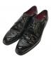 DOLCE & GABBANA（ドルチェ＆ガッバーナ）の古着「パテントレザーダービーシューズ プレーントゥ 外羽根」｜ブラック