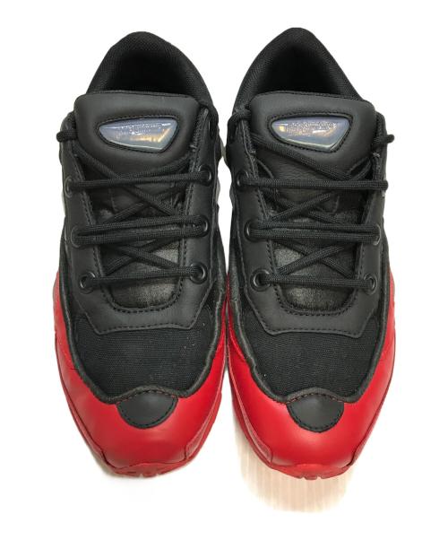 adidas（アディダス）adidas (アディダス) RAF SIMONS (ラフシモンズ) OZWEEGO 3　オズウィーゴ スリー ローカットスニーカー  ブラック×レッド サイズ:27.5cmの古着・服飾アイテム