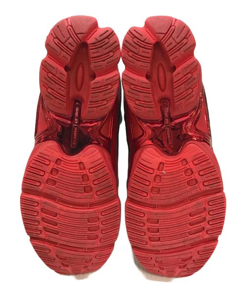 adidas（アディダス）adidas (アディダス) RAF SIMONS (ラフシモンズ) OZWEEGO 3　オズウィーゴ スリー ローカットスニーカー  ブラック×レッド サイズ:27.5cmの古着・服飾アイテム