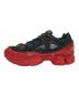 adidas (アディダス) RAF SIMONS (ラフシモンズ) OZWEEGO 3　オズウィーゴ スリー ローカットスニーカー  ブラック×レッド サイズ:27.5cm：20000円