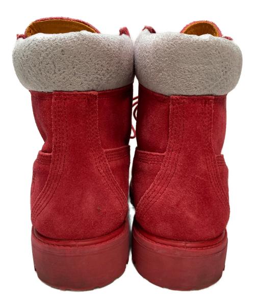 Timberland（ティンバーランド）Timberland (ティンバーランド) 6インチ レースアップブーツ レッド サイズ:27.5cmの古着・服飾アイテム