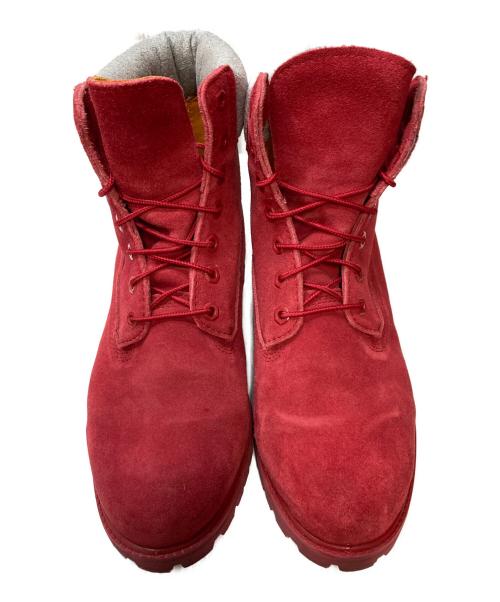 Timberland（ティンバーランド）Timberland (ティンバーランド) 6インチ レースアップブーツ レッド サイズ:27.5cmの古着・服飾アイテム