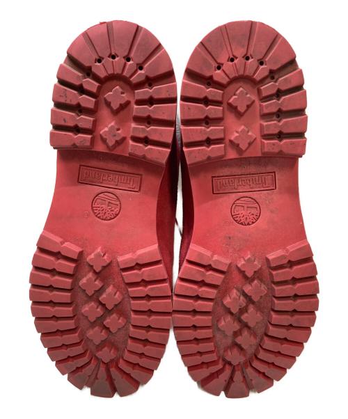 Timberland（ティンバーランド）Timberland (ティンバーランド) 6インチ レースアップブーツ レッド サイズ:27.5cmの古着・服飾アイテム