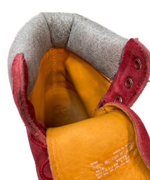 Timberland（ティンバーランド）Timberland (ティンバーランド) 6インチ レースアップブーツ レッド サイズ:27.5cmの古着・服飾アイテム