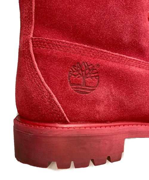 Timberland（ティンバーランド）Timberland (ティンバーランド) 6インチ レースアップブーツ レッド サイズ:27.5cmの古着・服飾アイテム