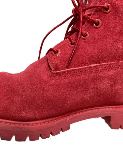Timberland（ティンバーランド）Timberland (ティンバーランド) 6インチ レースアップブーツ レッド サイズ:27.5cmの古着・服飾アイテム
