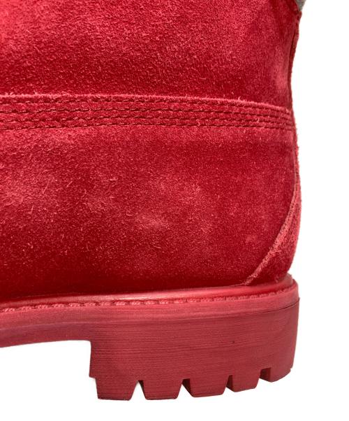 Timberland（ティンバーランド）Timberland (ティンバーランド) 6インチ レースアップブーツ レッド サイズ:27.5cmの古着・服飾アイテム