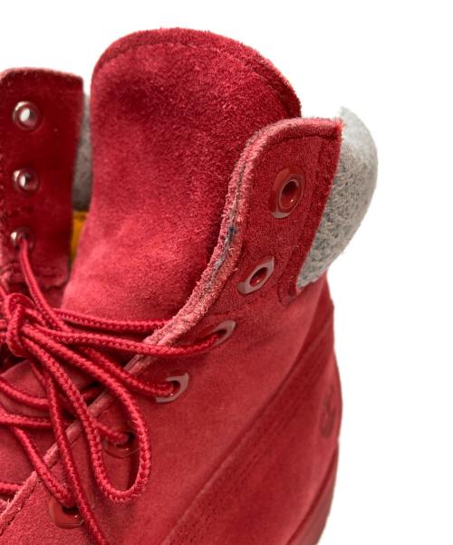 Timberland（ティンバーランド）Timberland (ティンバーランド) 6インチ レースアップブーツ レッド サイズ:27.5cmの古着・服飾アイテム