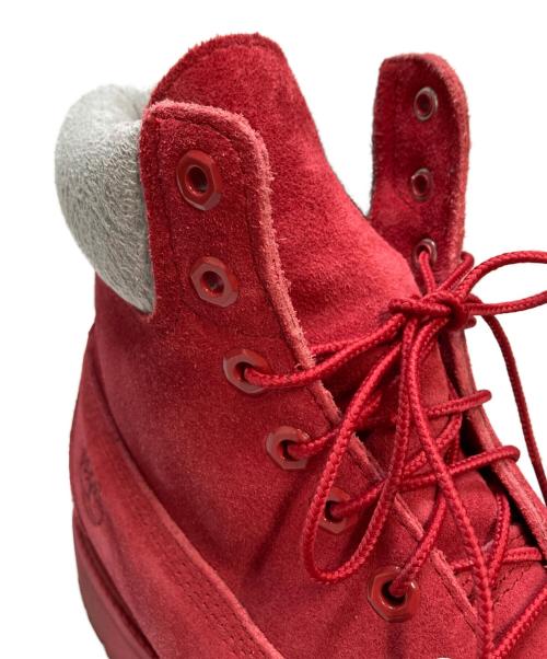 Timberland（ティンバーランド）Timberland (ティンバーランド) 6インチ レースアップブーツ レッド サイズ:27.5cmの古着・服飾アイテム
