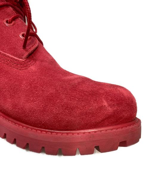 Timberland（ティンバーランド）Timberland (ティンバーランド) 6インチ レースアップブーツ レッド サイズ:27.5cmの古着・服飾アイテム