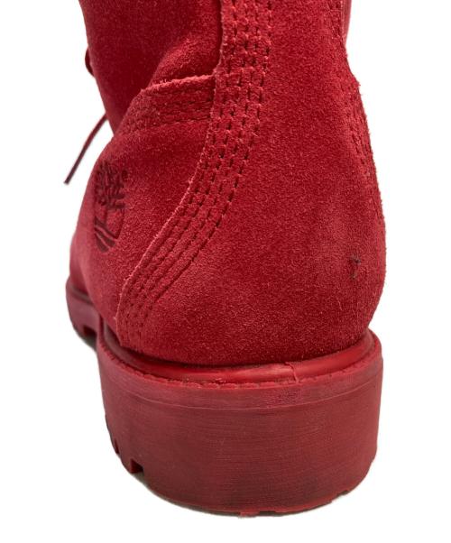 Timberland（ティンバーランド）Timberland (ティンバーランド) 6インチ レースアップブーツ レッド サイズ:27.5cmの古着・服飾アイテム