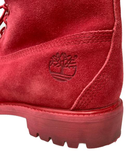 Timberland（ティンバーランド）Timberland (ティンバーランド) 6インチ レースアップブーツ レッド サイズ:27.5cmの古着・服飾アイテム