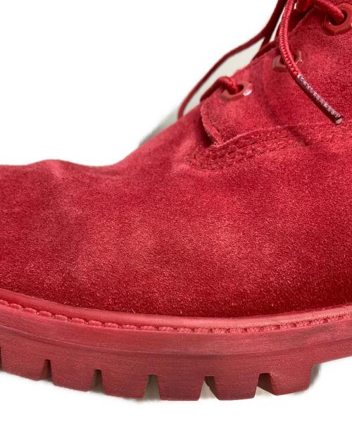 Timberland（ティンバーランド）Timberland (ティンバーランド) 6インチ レースアップブーツ レッド サイズ:27.5cmの古着・服飾アイテム