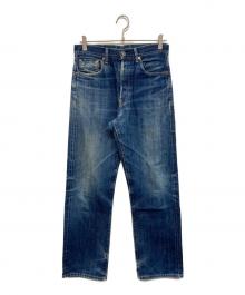 LEVI'S（リーバイス）の古着「シンチバックセルビッチデニムパンツ　ヒゲ　フェード　日本製」｜インディゴ