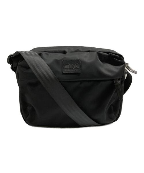 Manhattan Portage BLACK LABEL（マンハッタンポーテージ ブラックレーベル）Manhattan Portage BLACK LABEL (マンハッタンポーテージ ブラックレーベル) TWILL SHERMAN SQUARE BAG/ツイル シャーマン スクエアバッグ ブラックの古着・服飾アイテム