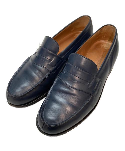 J.M.WESTON（ジェイエムウエストン）J.M.WESTON (ジェイエムウエストン) SIGNATURE LOAFER/シグネチャーローファー レザーシューズ ロファー Uチップ　ビブラムソール ネイビー サイズ:5.5Dの古着・服飾アイテム