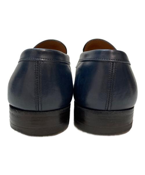 J.M.WESTON（ジェイエムウエストン）J.M.WESTON (ジェイエムウエストン) SIGNATURE LOAFER/シグネチャーローファー レザーシューズ ロファー Uチップ　ビブラムソール ネイビー サイズ:5.5Dの古着・服飾アイテム
