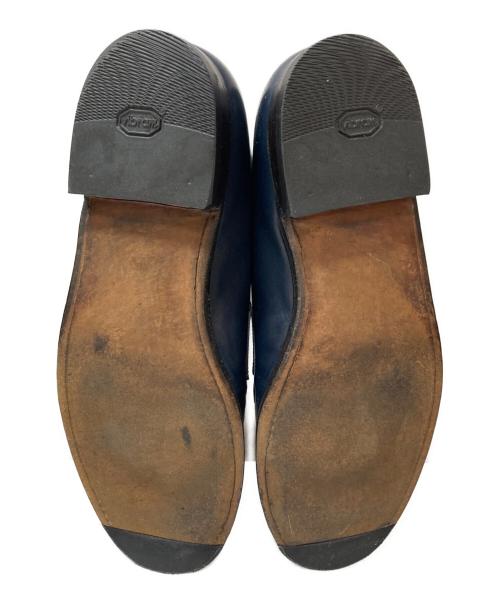 J.M.WESTON（ジェイエムウエストン）J.M.WESTON (ジェイエムウエストン) SIGNATURE LOAFER/シグネチャーローファー レザーシューズ ロファー Uチップ　ビブラムソール ネイビー サイズ:5.5Dの古着・服飾アイテム