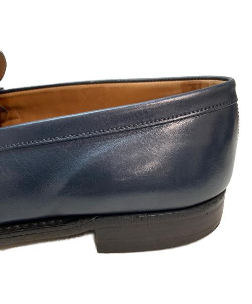 J.M.WESTON（ジェイエムウエストン）J.M.WESTON (ジェイエムウエストン) SIGNATURE LOAFER/シグネチャーローファー レザーシューズ ロファー Uチップ　ビブラムソール ネイビー サイズ:5.5Dの古着・服飾アイテム