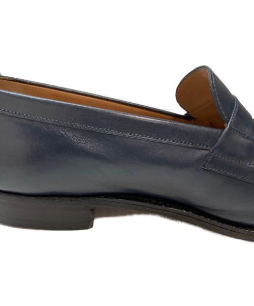 J.M.WESTON（ジェイエムウエストン）J.M.WESTON (ジェイエムウエストン) SIGNATURE LOAFER/シグネチャーローファー レザーシューズ ロファー Uチップ　ビブラムソール ネイビー サイズ:5.5Dの古着・服飾アイテム