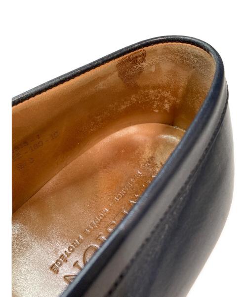 J.M.WESTON（ジェイエムウエストン）J.M.WESTON (ジェイエムウエストン) SIGNATURE LOAFER/シグネチャーローファー レザーシューズ ロファー Uチップ　ビブラムソール ネイビー サイズ:5.5Dの古着・服飾アイテム