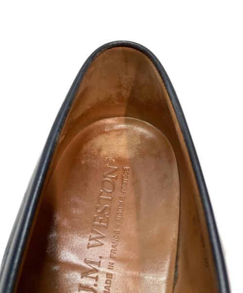 J.M.WESTON（ジェイエムウエストン）J.M.WESTON (ジェイエムウエストン) SIGNATURE LOAFER/シグネチャーローファー レザーシューズ ロファー Uチップ　ビブラムソール ネイビー サイズ:5.5Dの古着・服飾アイテム