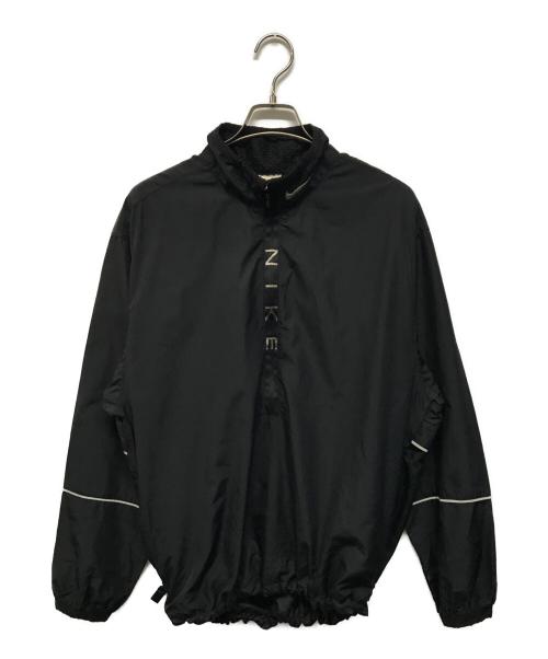 NIKE（ナイキ）NIKE (ナイキ) センターロゴハーフジップジャケット 90s Y2K ブラック×ホワイト サイズ:Mの古着・服飾アイテム