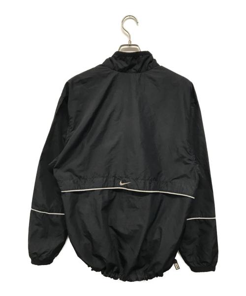 NIKE（ナイキ）NIKE (ナイキ) センターロゴハーフジップジャケット 90s Y2K ブラック×ホワイト サイズ:Mの古着・服飾アイテム