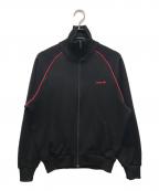 adidasアディダス）の古着「トラックジャケット　スタンドカラートラックジャケット　西ドイツ製」｜ブラック×レッド