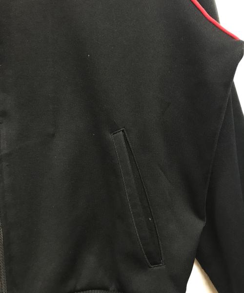 adidas（アディダス）adidas (アディダス) トラックジャケット　スタンドカラートラックジャケット　西ドイツ製 ブラック×レッド サイズ:Mの古着・服飾アイテム