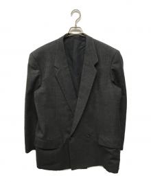 COMME des GARCONS HOMME DEUX（コムデギャルソン オム ドゥ）の古着「90’Sダブルジャケット ドメス 日本製」｜グレー